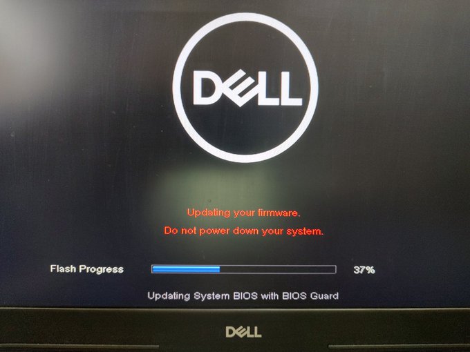 DELLのBIOS更新