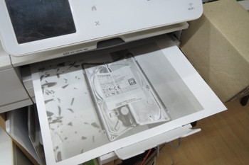 HDD破壊結果の印刷